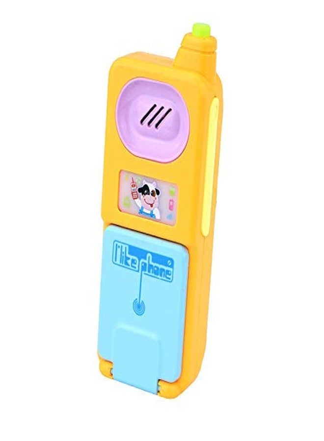 VGRASSP Pretend Play Flip Cell Phones for Kids, Toddlers, Cellphone Toy with Music, Ringtones, LEDs, Birthday Party Favors and Gifts for Girls - Color as per Stock - Image 4